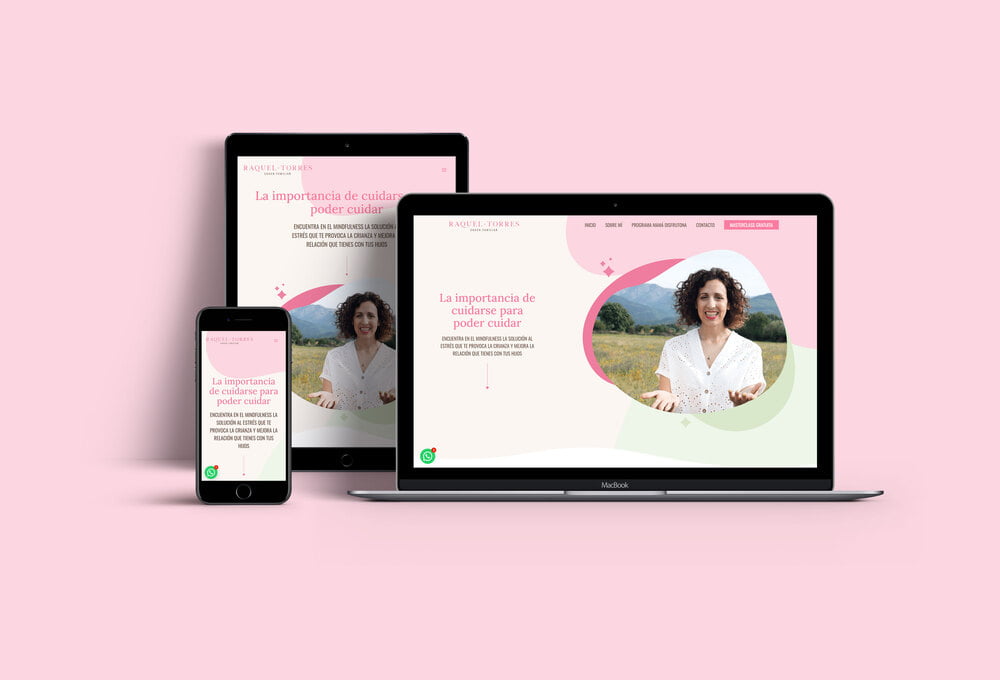 lydia calero proyecto web raquel torres coach familiar